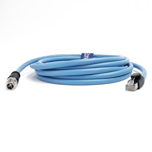 Cable Ethernet Industrial Cat6 M12 3 m miniatura 5