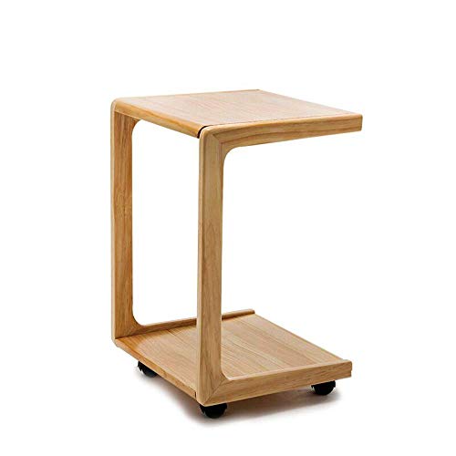 U-förmiger Sofa-Beistelltisch, aus Birkenholz, Sofatisch, zum...