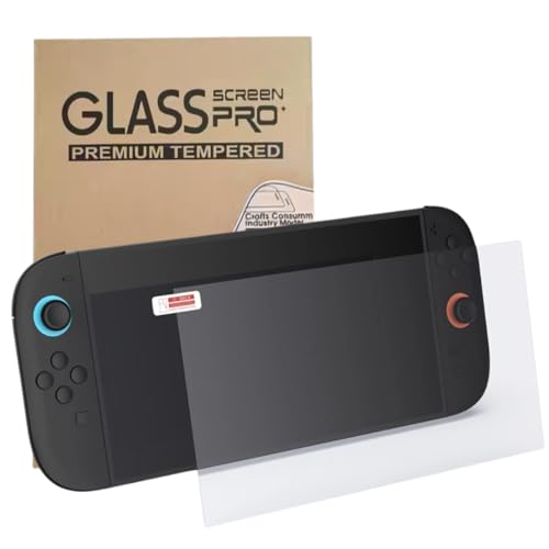 Película de Vidro Temperado Premium Generico Para Nintendo Switch 2, Proteção 9H, 0,33mm, Transparente