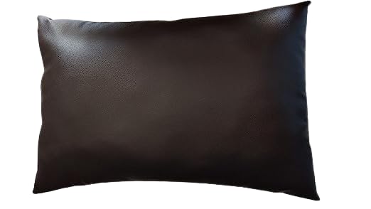 DARIO Dark Brown Rexine Patient Massage Hospital Medical Pillow 13"x20" Oil dust Water Resistant Pillow