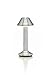 Produktbild Imagilights Aluminium Metal Skirt LED Tischlampe, 24 Farben mit Farbwechsel, Kerzenmodi, Höhe ca. 24 cm, Durchmesser ca. 8,8 cm, kabellos, mit Akku, inklusive Ladegerät & Fernbedienung