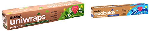 Oddy Uniwraps Food Wrapping Paper + Baking and Cooking Parchment Paper (White)