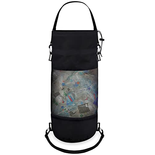 Gersoniel Boat Trash Bag Garbage Can Collapsible Mesh Trash Container - image 1