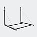 WilTec Support Mural pour 4 Pneus Rangement Pneus Porte-Roues Stockage Arbre à Jantes Étagère pour pneus
