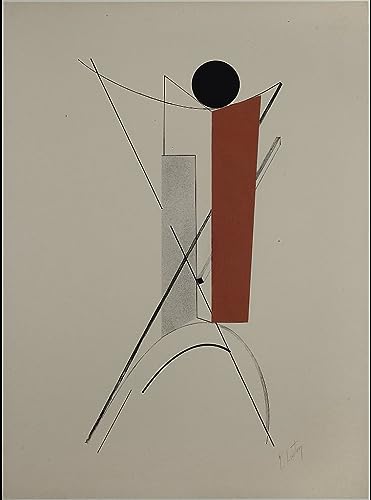 Impression sur toile par Eliezer Markowich Lissitzky LIBINUP poster deco murale 50x70