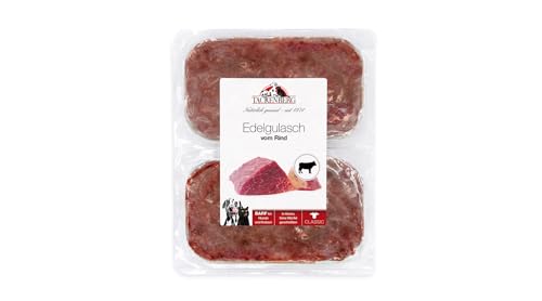 TACKENBERG Barf Tatar vom Rind- Frostfleisch für Hund & Katze (auch Welpen), 14 x 500 g