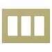 Lutron SC-3-MS Claro Three-gang Wallplate Mocha Stone