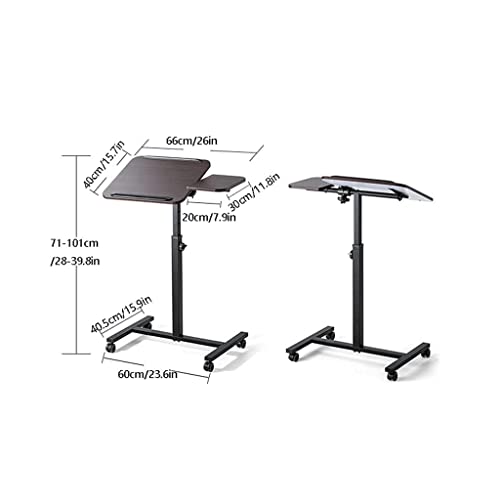 Table de lit bureau debout réglable pour ordinateur et canapé