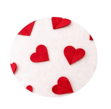 JYOTEX Valentine Special Cushion Cover |Pack of 1 | Red Heart Design Pillow Cover for Sofa & Bedroom | Romantic Décorn 1
