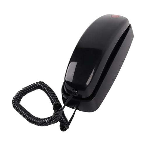 WGBOSMG Teléfono de escritorio inspirado en los años 90 con luz brillante y alerta de sonido alto para personas mayores, teléfono de marcación rápida