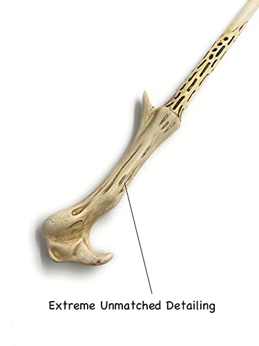 Image of Harry Choosen One Potter Lord Voldemort Magic Wand With Box Premium Polyresin Metal Core Collectible Cum Cosplay Accessory, Multicolor