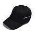Produktbild ADBQM Schwarz Herren Baumwolle Baseball Cap verstellbar Outdoor Sport Freizeit Sonnenhut Sommer Sonnencreme atmungsaktiv Sonnenschirm Baseball Cap Cap verstellbar Kuppel Sonnenschutz Sonnenhut