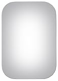 Flat Camper Style Left or Right Mirror Glass for 1973-1979 Chevy GMC Truck/Suburban/Jimmy/Yukon, 1973-1991 Ford F-Series Pickup, 1970-1993 Dodge Truck/Van, 1975-1983 Jeep Cherokee/Wagoneer