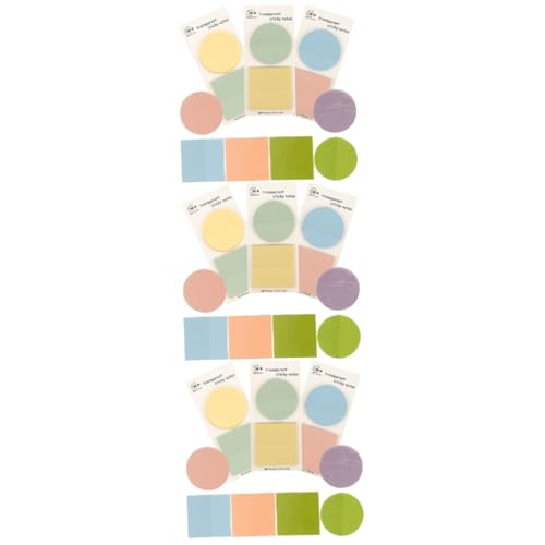 Marque page transparent pastel avec support étiquette pour cahiers scolaires