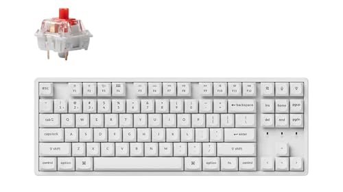 ARION Frost X K8 Pro Gaming Keyboard Wireless Mechanical Keyboard with RGB Backlit, PBT Keycaps for Mac Windows Linux - Gateron G Pro 3.0 Red switches