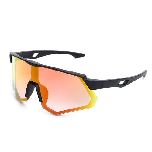 Image of Dervin UV Protected Non-Polarized Sports Sunglasses for Men & Women Driving Cycling Fishing Cricket Sunglasses