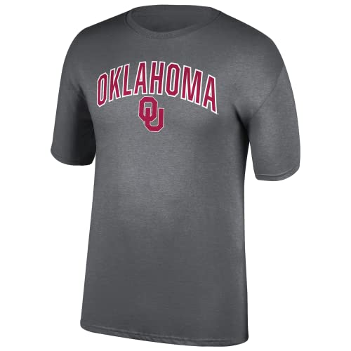 Top of the World NCAA Oklahoma Sooners T-Shirt Arch, Dark Heather, Size XX-Large