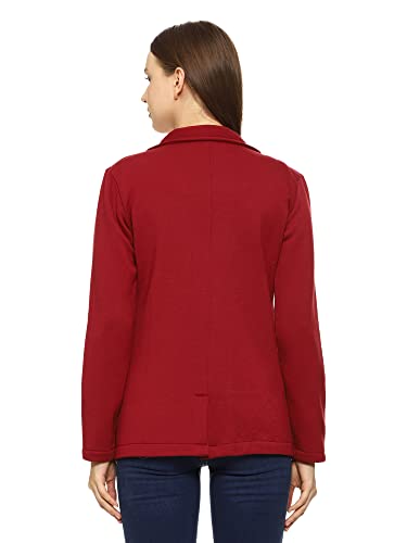Image of ROARERS WOMEN REGULAR LENGTH POLY FLEECE SOLID COAT