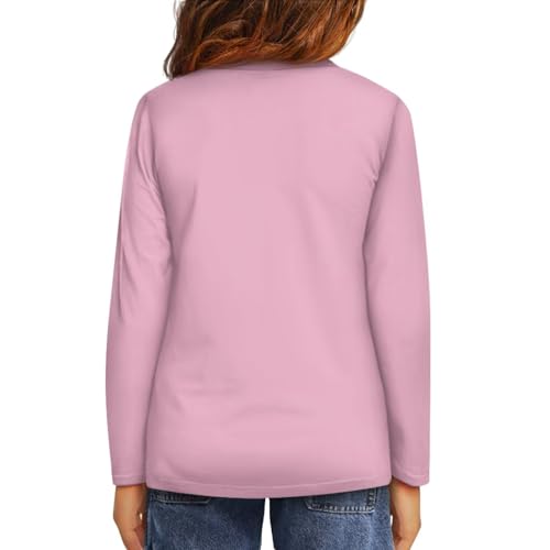 WELLFLYHOM Long Sleeve Shirt 3-16 Girls Graphic T-shirt Pullover Top Casual Crewneck Tees Fall Clothes Undershirt3