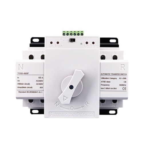 Boîtier ATS 2P 63A 230V TOQ3 pour basculer automatiquement sur groupe électrogène