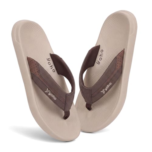 Image of YOHO Snugly Slippers for Men | Sleek Everyday Style | PU Cushioned Support & Durable Build | 004