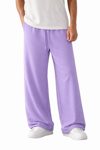 Image of Rockwell Men's Baggy Sweatpants | Cotton Terry Relaxed Fit Joggers for Men | Oversized Streetwear Track Pants | Casual Gym & Everyday Wear| 027