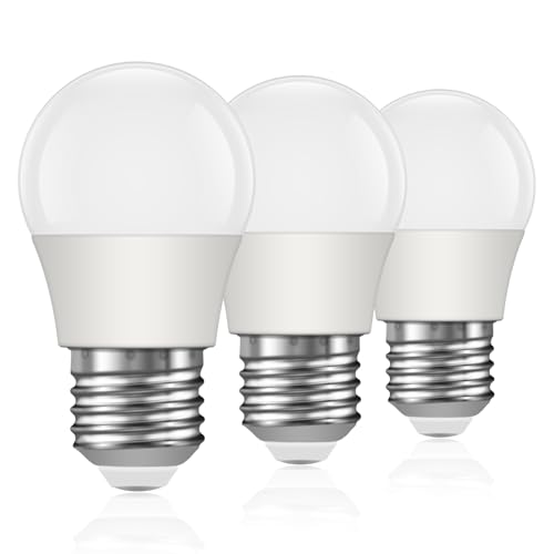 E27 G45 Golf Ball LED Bulb, 5W, 3 Pack