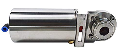 Bokywox 1.5" Sus304 Tri Clamp Sanitary Butterfly Valve With Pneumatic Actuator Clamp Single Acting #TOP5