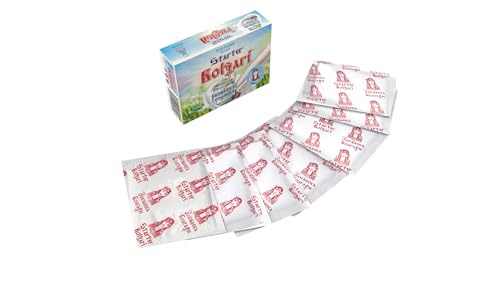 Joghurtferment BOLGARI - 7 Beutel gefriergetrocknete Starterkulturen für Joghurt mit Lactobacillus rhamnosus