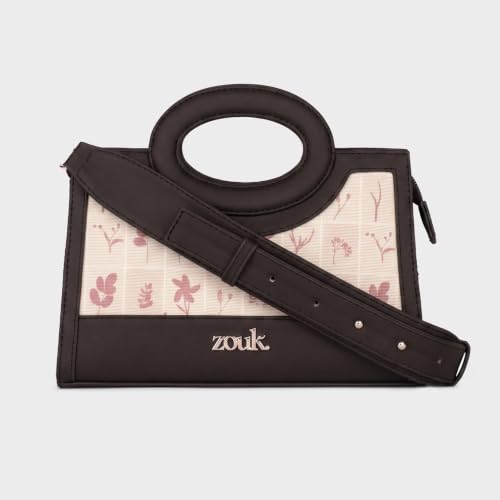 Image of ZOUK Zoe Sling Bag | Stylish Women's Crossbody Bags | Purse | Detachable Strap | Water-Resistant | Trendy Girls Side Bag | Compact & Chic