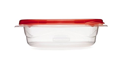 Rubbermaid TakeAlongs Sandwich Food Storage Containers, 2.9 Cup, Tint Chili, 4 Count - image 4