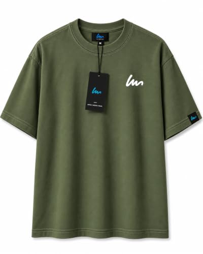 Image of Oversized T-Shirt for Men and Women, Black, White, and Charcoal Grey Colour, Cotton, Drop Shoulder Baggy Fit