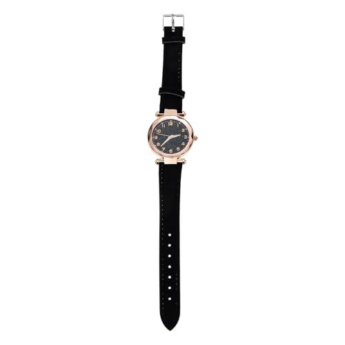 CIYODO Reloj para Mujer Elegante Correa de Cuero Mate y Esfera Digital Resistente al Desgaste, Fácil de Ajustar para Escuela y Reuniones