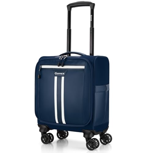 Gonex 16 inch Underseat Carry On Luggage with Spinner Wheels, Wat...