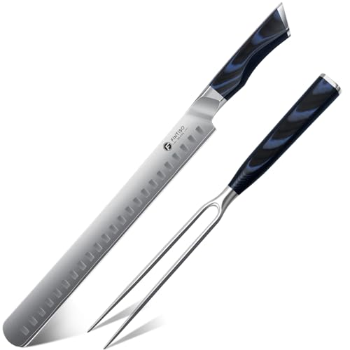 Set cuchillos para BBQ FINTISO de acero inoxidable miniatura 1