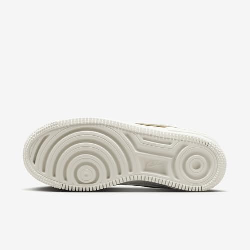 Nike Nike Air Force 1 Shadow Women's Shoes (DZ1847-108, ail/Coconut Milk/Metallic Gold) Size 10