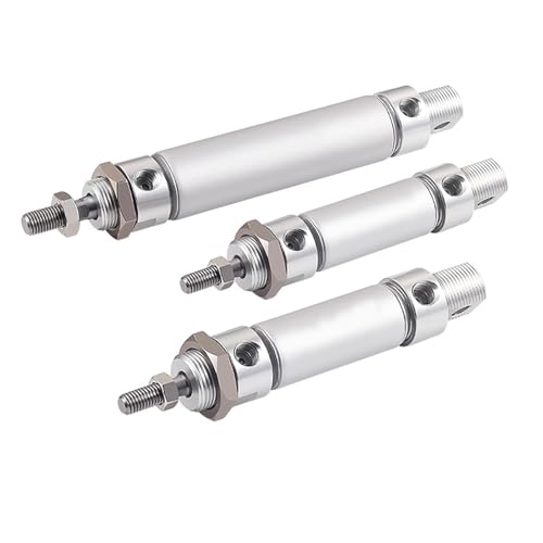 Cylindre pneumatique MBL25x50 mini vérin en aluminium double effet