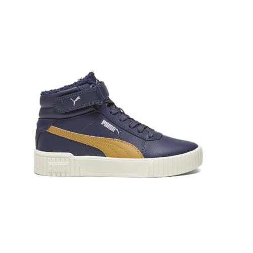 PUMA Kids Girls Carina 2.0 Mid Winter High Sneakers Shoes Casual - Blue - Size 5 M
