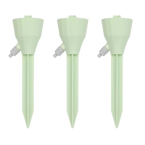 【3本セット】新型 自動水やり器 植物用スパイク 水量調整バルブ付き 自動給水デバイス 室内・屋外対応 工具不要 水分補給プランター ガーデニング 旅行・留守中に最適