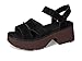 UGG Women's New Heights Ankle Strap Sandal, Black, 8