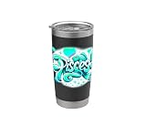 Piscis signo del zodiaco pez Vaso térmico de acero inoxidable de doble pared