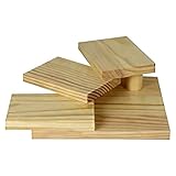 Genérico de servicio de de sushi | de sashimi escalonado de madera | Bandeja de sushi tipo escalón de escalera, para el hogar, apartamento, restaurante, bar, cocina, comedor, catering,