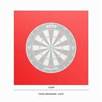 KOTO - 4 PCS Dartscheibe Surround, Dartscheibengröße, Dart Schutzring, Rot – Ansicht 3