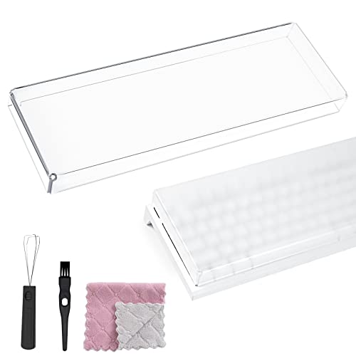 Gaming Keyboard Dust Cover, Mechanical Keyboard Cover, Premium Frosted Acrylic Keypads Cover For 80% Compact 87 Key For Mechanical Gaming Wireless Portable Keyboard (L13.7'' * W5.1'' * H1'') #TOP23