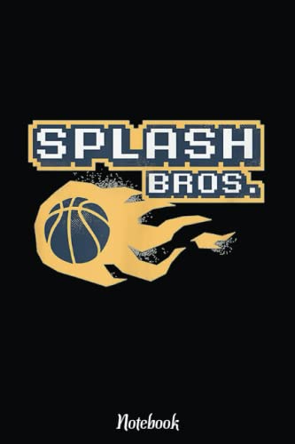 Basketball SPLASH Bros Sport Notebook - Graphic: Basketball Theme...