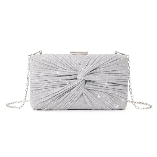 Pochette de soirée pour femme avec chaîne amovible et bandoulière élégante pour cocktail