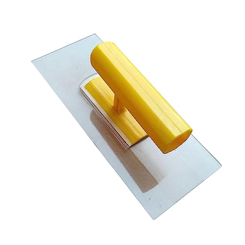 Cazzuola di Finitura Cazzuola per Rasatura Attrezzi Manuali Dispositivi Facili da Usare per Rasatura Cartongesso Cazzuola per Intonaco per Stucco, Giallo