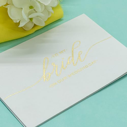 Image of Confetti! Set of 2 Wedding Card to Your Bride and /or Groom on Your (Our) Wedding Day - Love Note to Future Husband or Wife Card Keepsake Love Note Before I Do (Card For Bride & Groom)