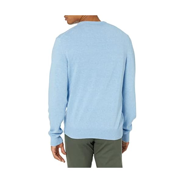 Amazon Essentials Men's V-Neck Sweater, Light Blue Heather, XX-Large - Image 3