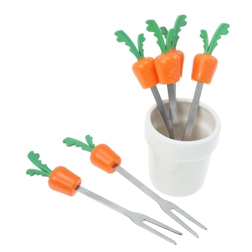 KICHOUSE 1Set Fruit Forks of Food Picks for Dessert and Appetizers for Home Parties and Entertaining and Elegant Design